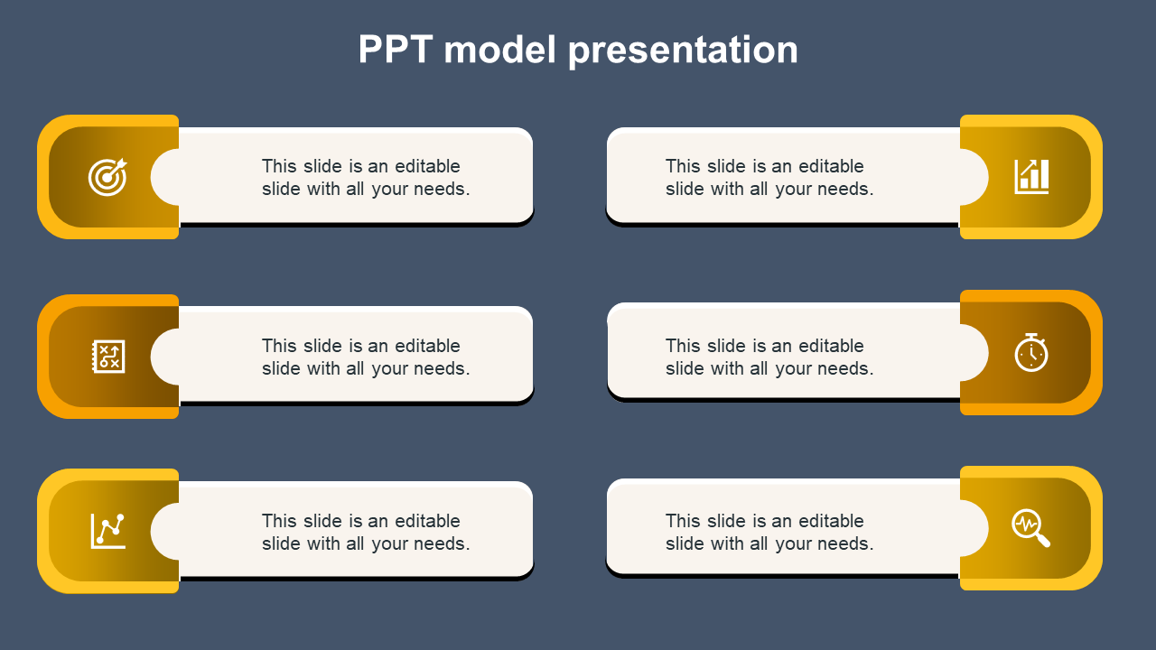 model presentation word